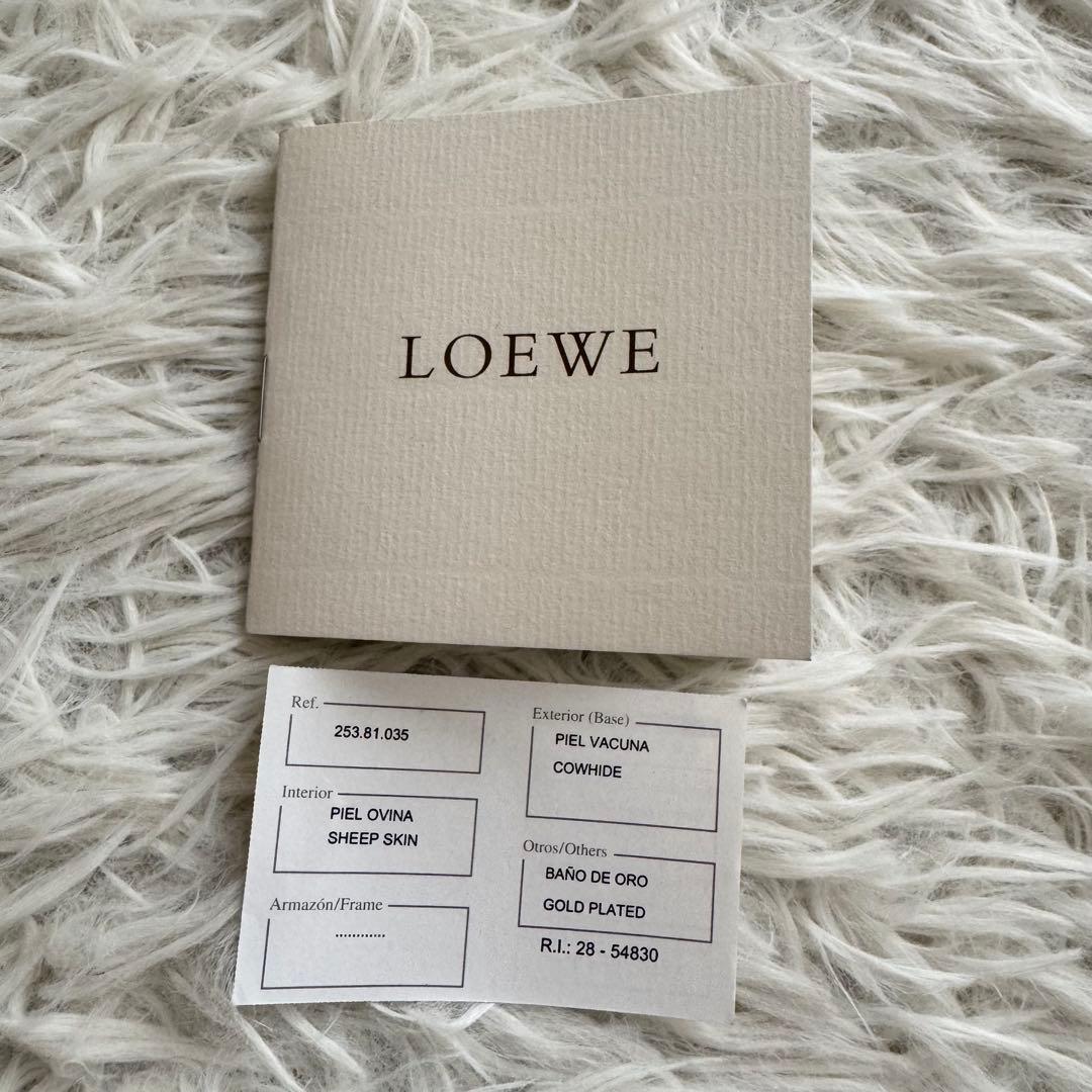 【ロエベ】フォーマル　ハンドバッグ　黒　シープスキン　冠婚葬祭　保存袋