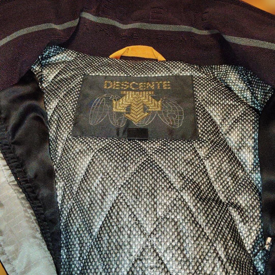 DESCENTE フード付きスキーウェア ボード ジャケット オレンジ L