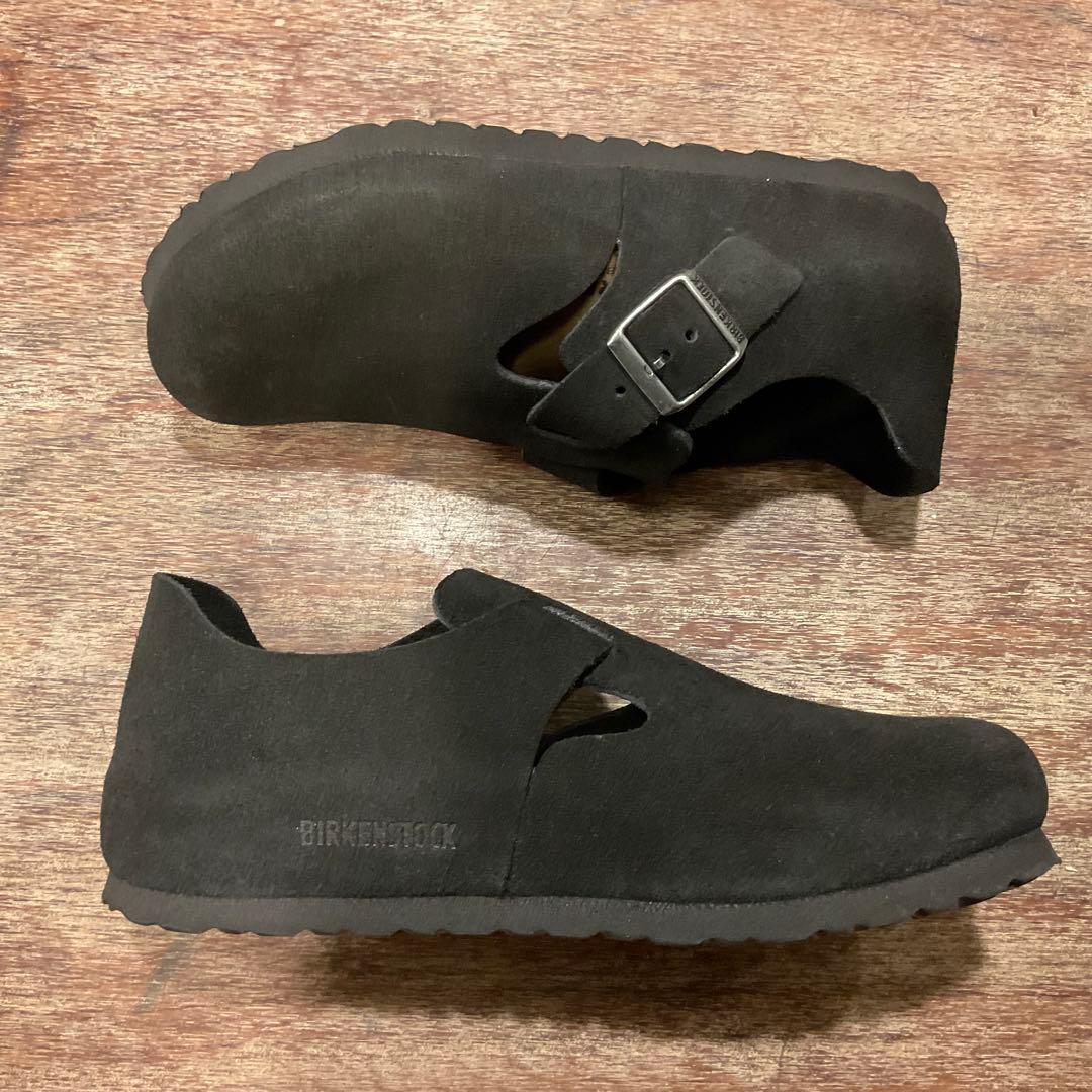 極美品！ビルケンシュトック ロンドン LONDON スエード ブラック 38