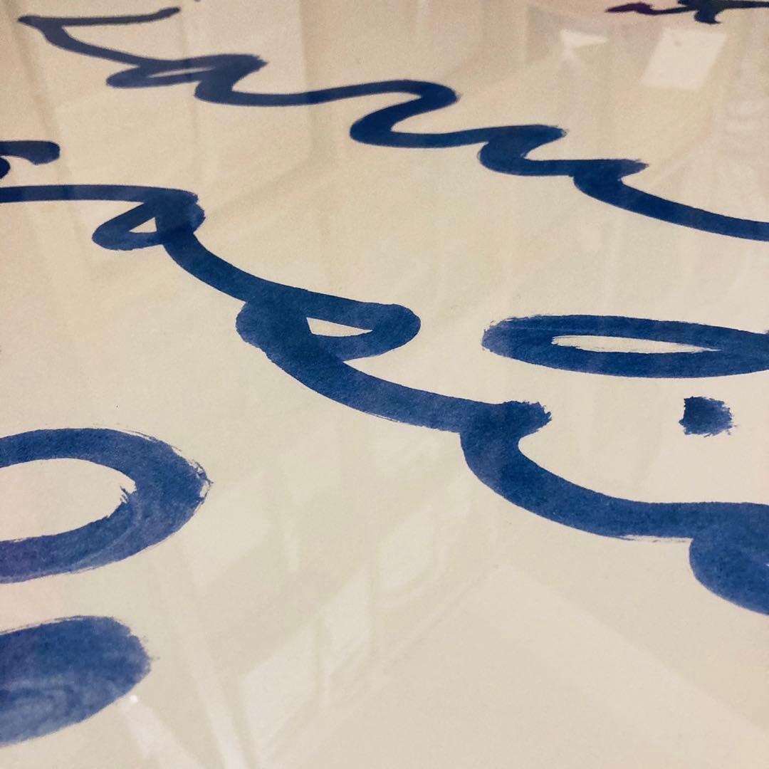 デッドストック正規品Cy Twombly サイトゥオンブリー 特徴額装済ポスター