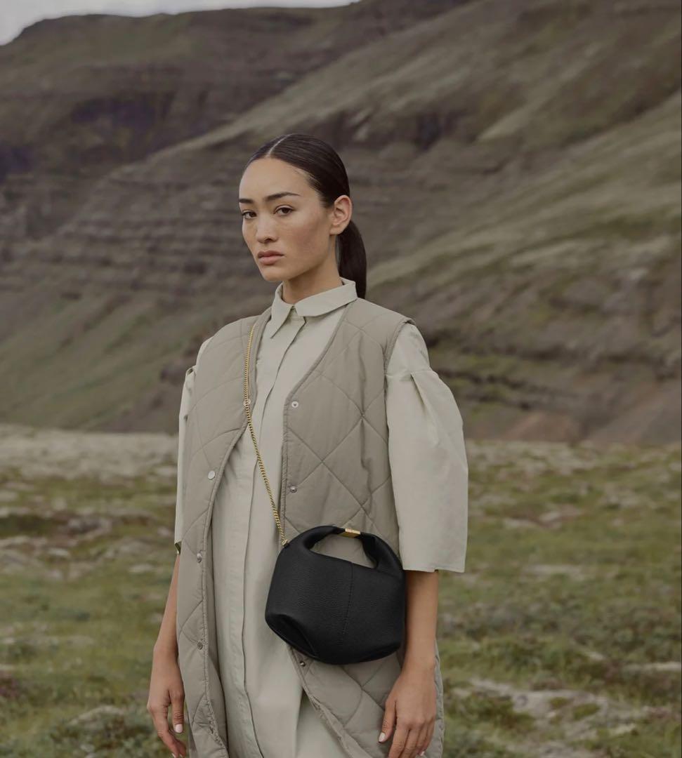 Polene/ショルダーバッグBeri/ブラック/チェーン