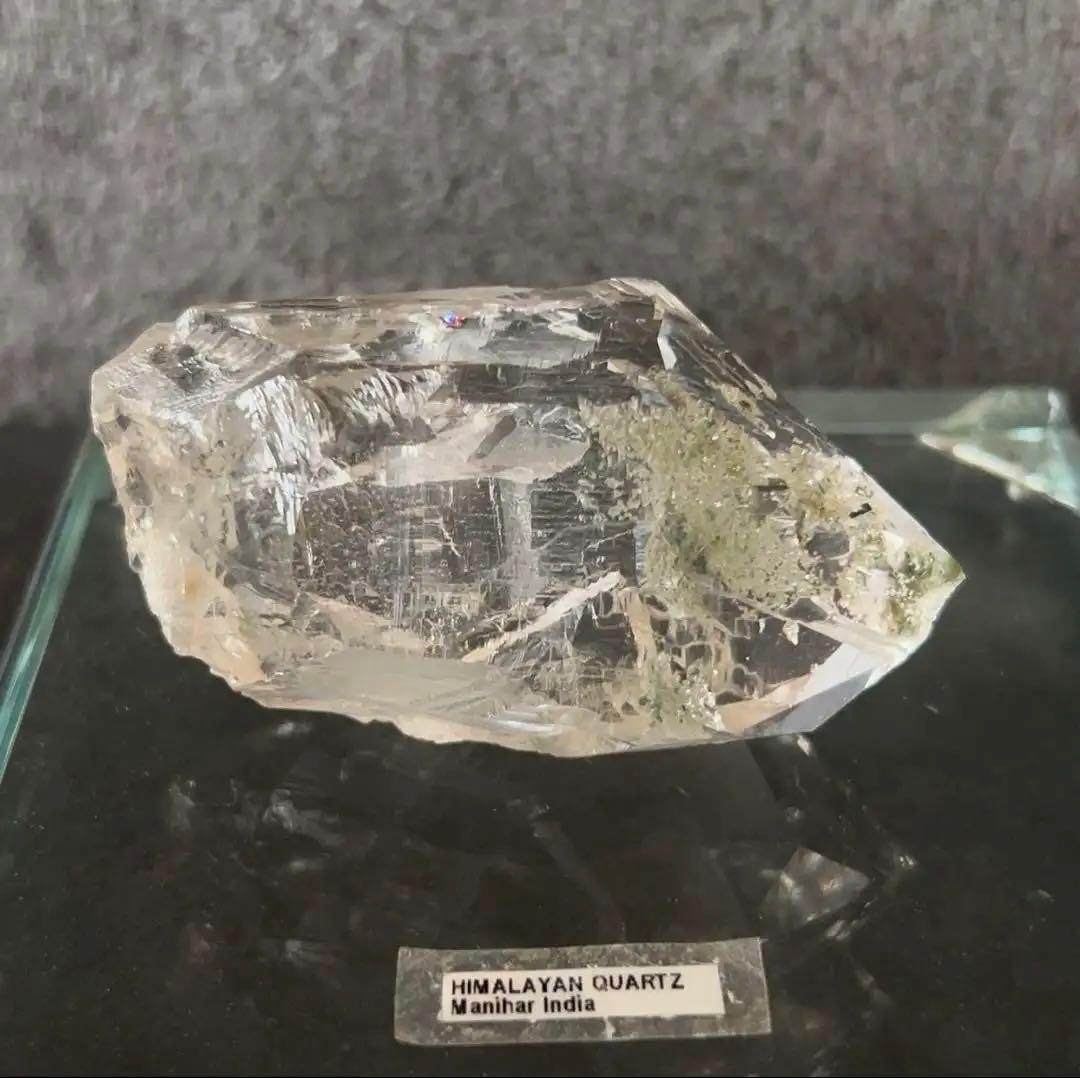 マニハール　ヒマラヤ　マニハール　水晶　原石　　レコードキーパー　クローライト