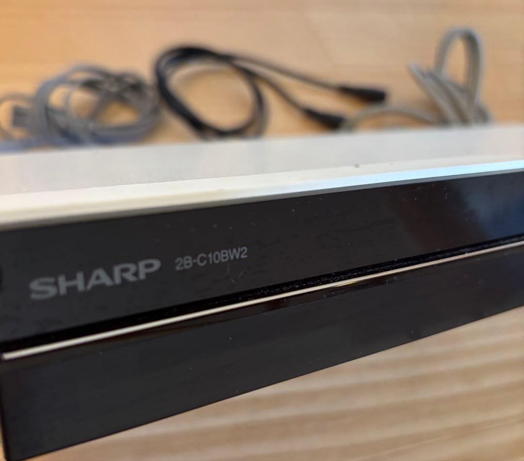 シャープSHARP ブルーレイディスクレコーダー　2B-C10BW2