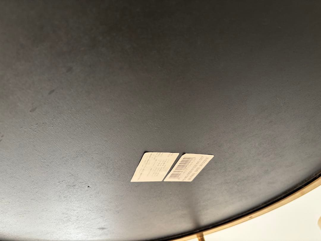 本日21時まで特価！クラッシュゲート 大理石 円形テーブル