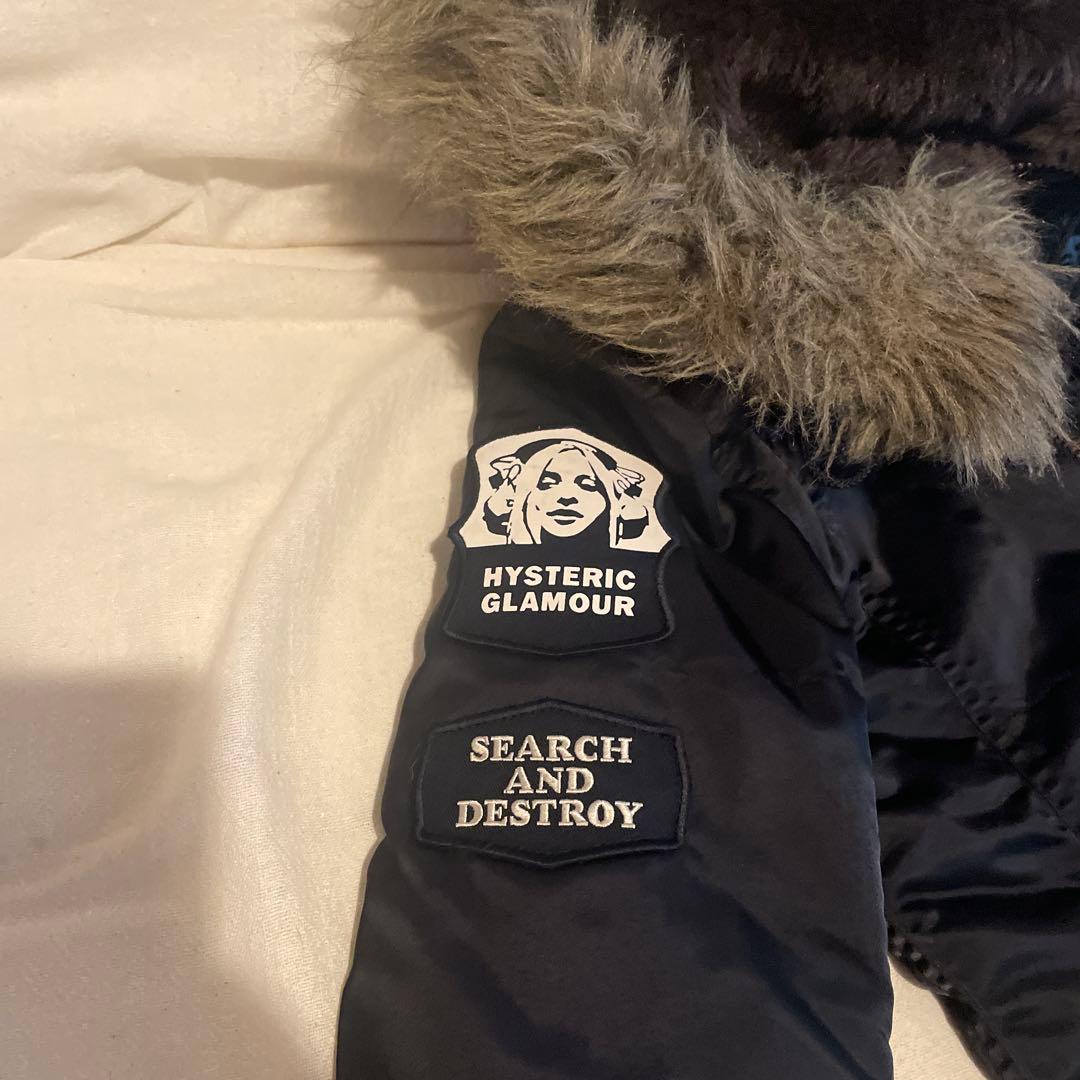 ラストお値下げ！　HYSTERIC GLAMOUR ブラックモッズコート