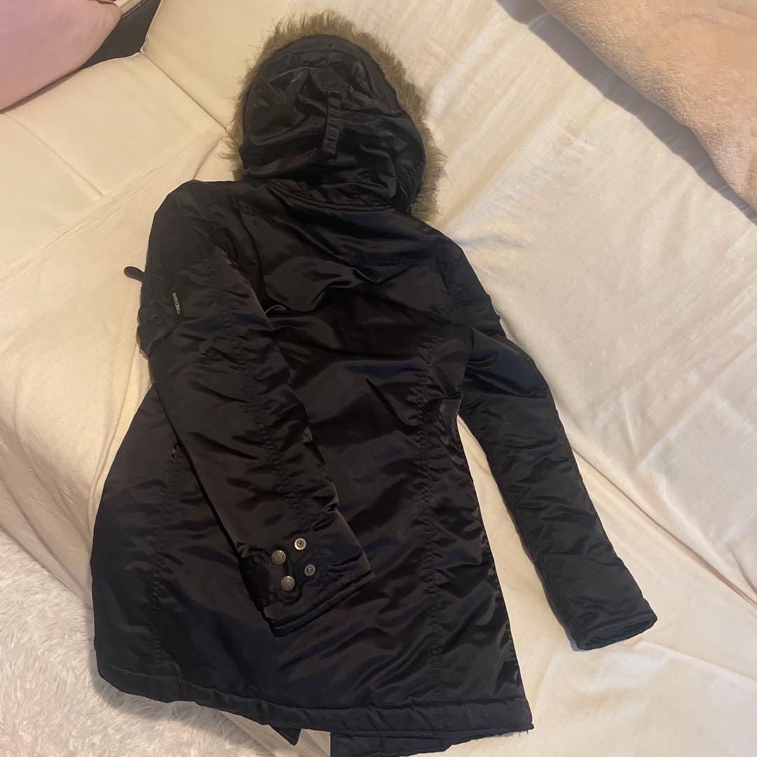 ラストお値下げ！　HYSTERIC GLAMOUR ブラックモッズコート