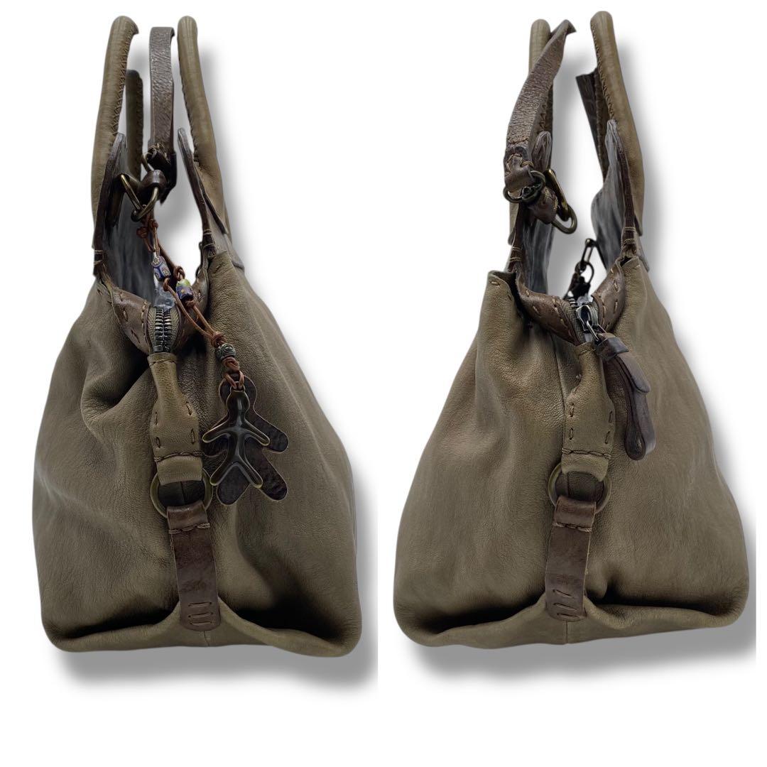 希少 HENRY BEGUELIN レザー 2WAY バッグ メンズ 大容量