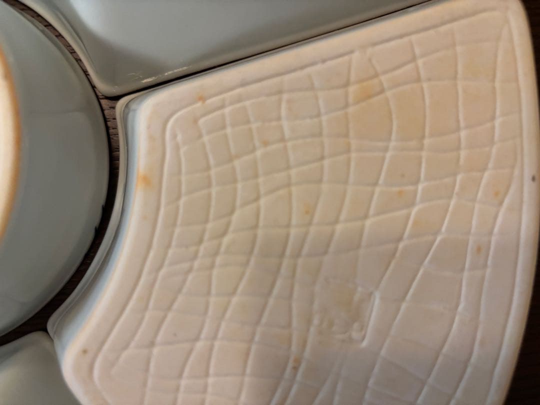 【値下げしました】有田焼　掛ノ谷釜　回転台付き仕切り皿 直径約30cm