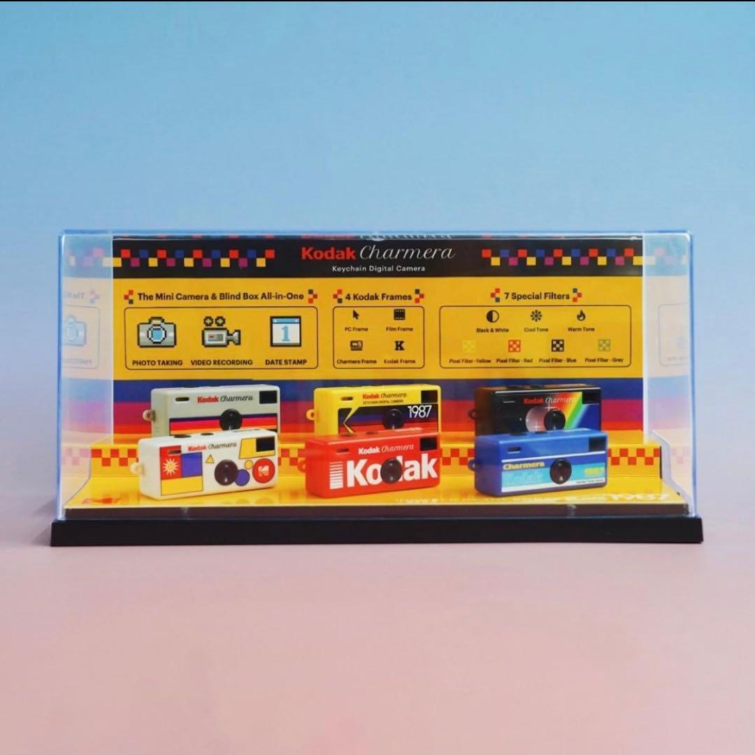 未使用品 イエロー Kodak Charmera チャメラ キーホルダーデジカメ