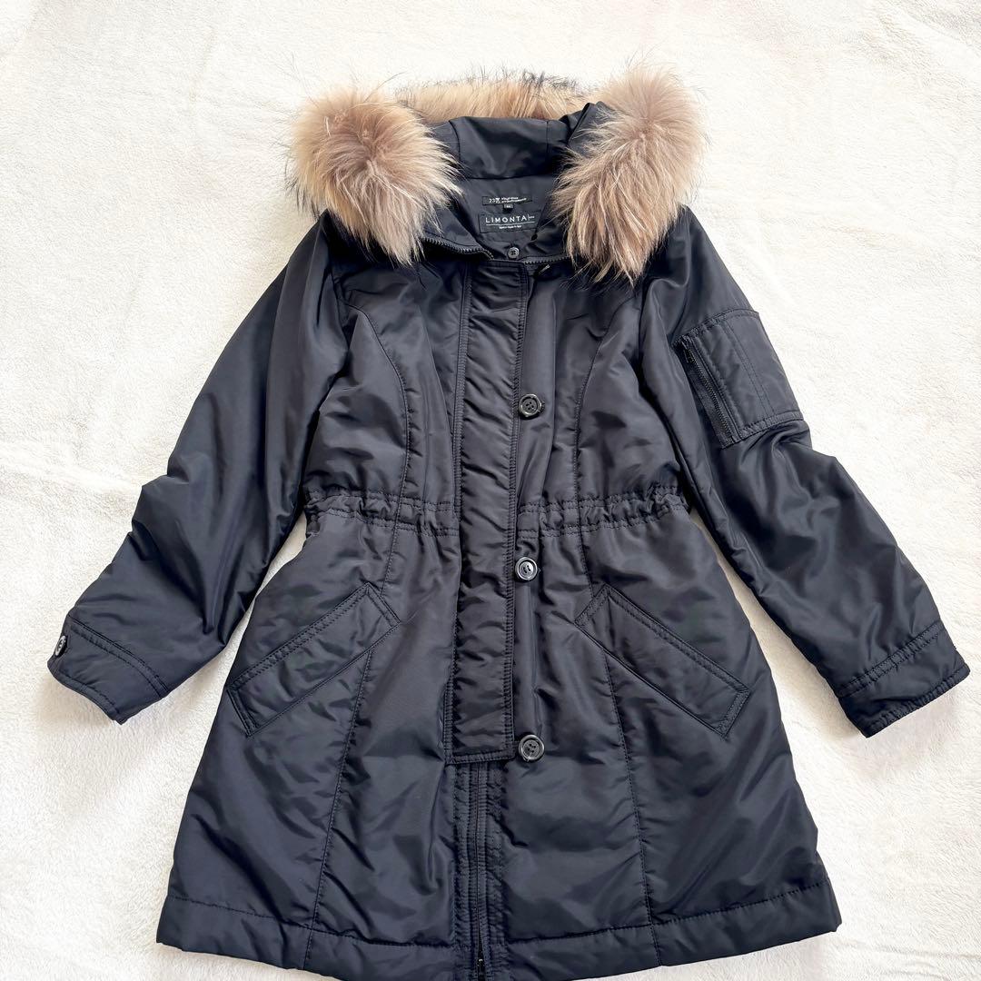 【美品】23区 LIMONTA ライナー付き　モッズコート　黒　大きめサイズ