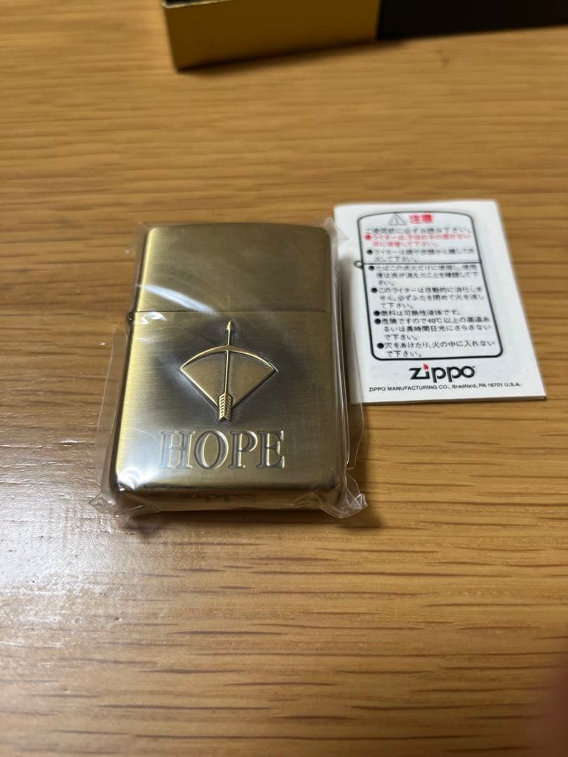 Zippo HOPE 未使用　オイルなし