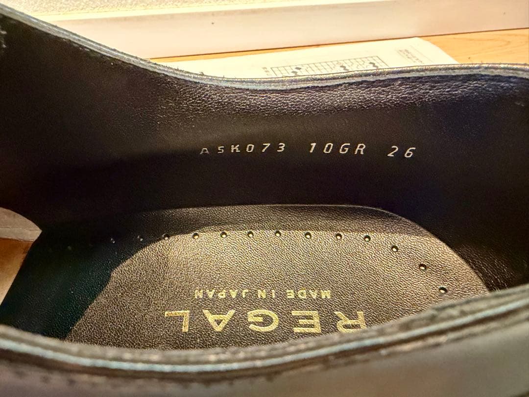 リーガル REGAL 26cmストレートチップ ドレスシューズ ビジネスシューズ