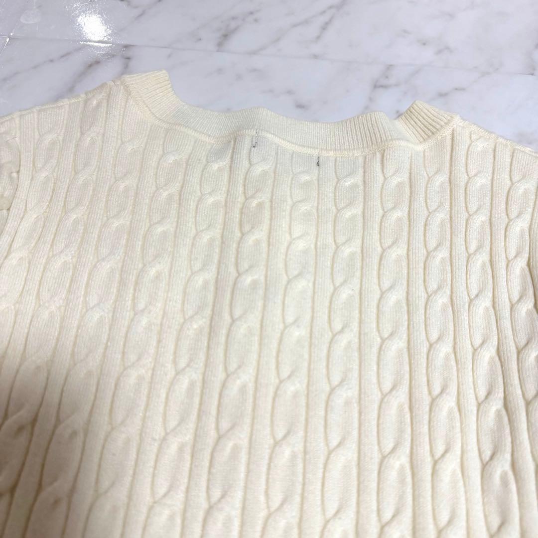 【美品】2024✨️完売品 アニュアンス リトル ケーブル ニット カーディガン