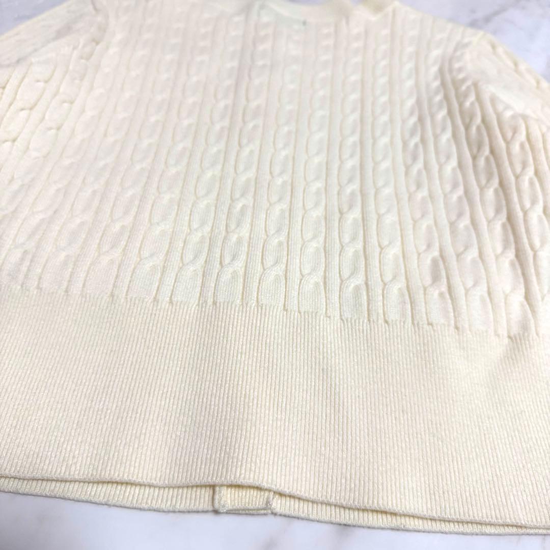 【美品】2024✨️完売品 アニュアンス リトル ケーブル ニット カーディガン