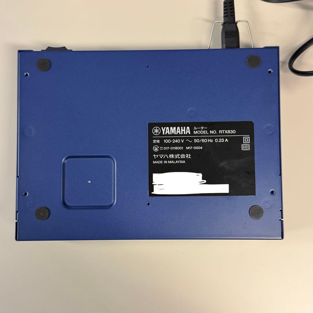【美品】YAMAHA RTX830 ルーター