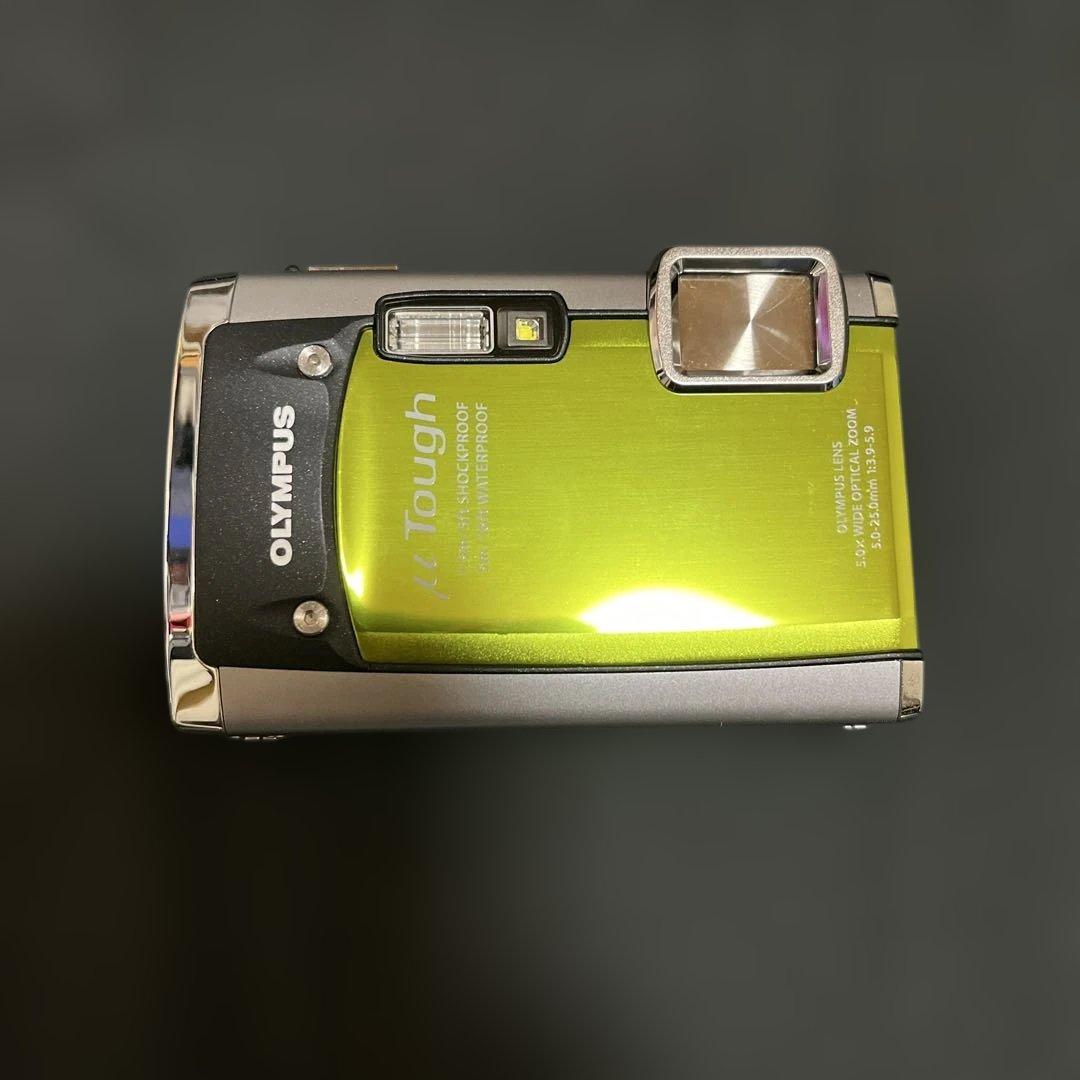 オリンパス　Tough　6020 防水　デジタルカメラ　グリーン　中古品