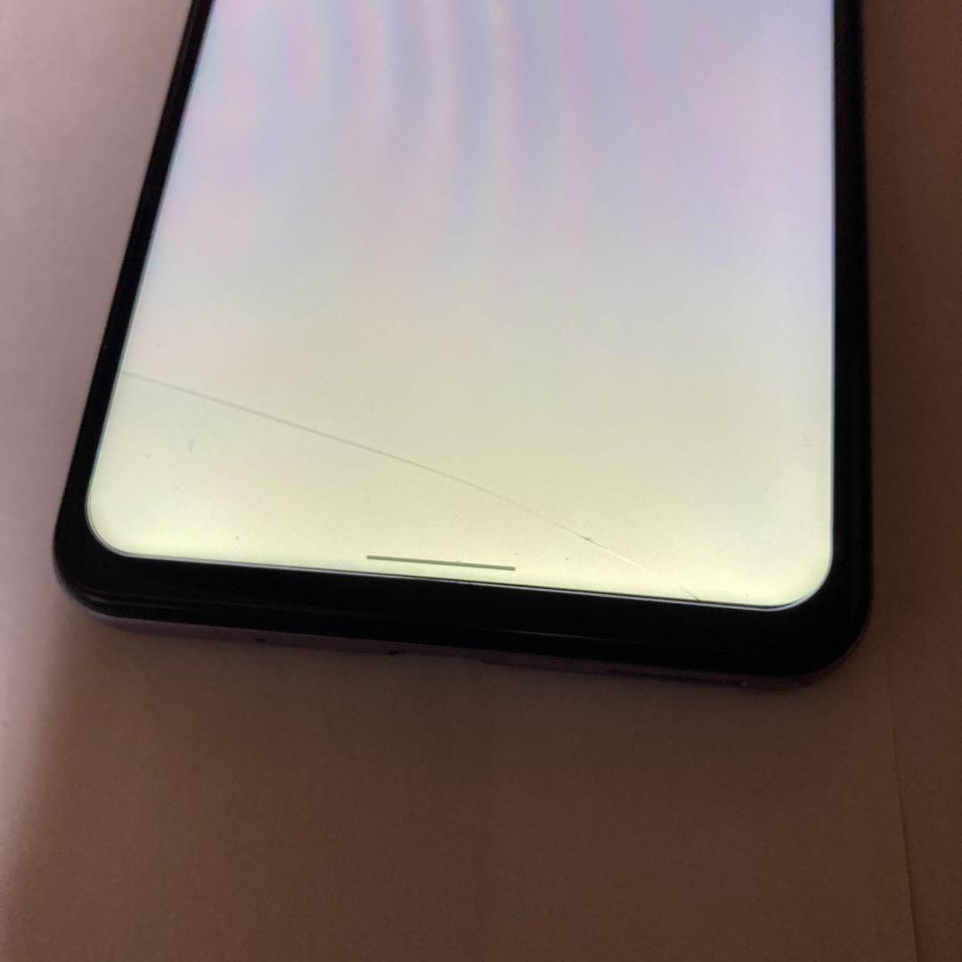 SHARP AQUOS パープル 本体 ケース付き