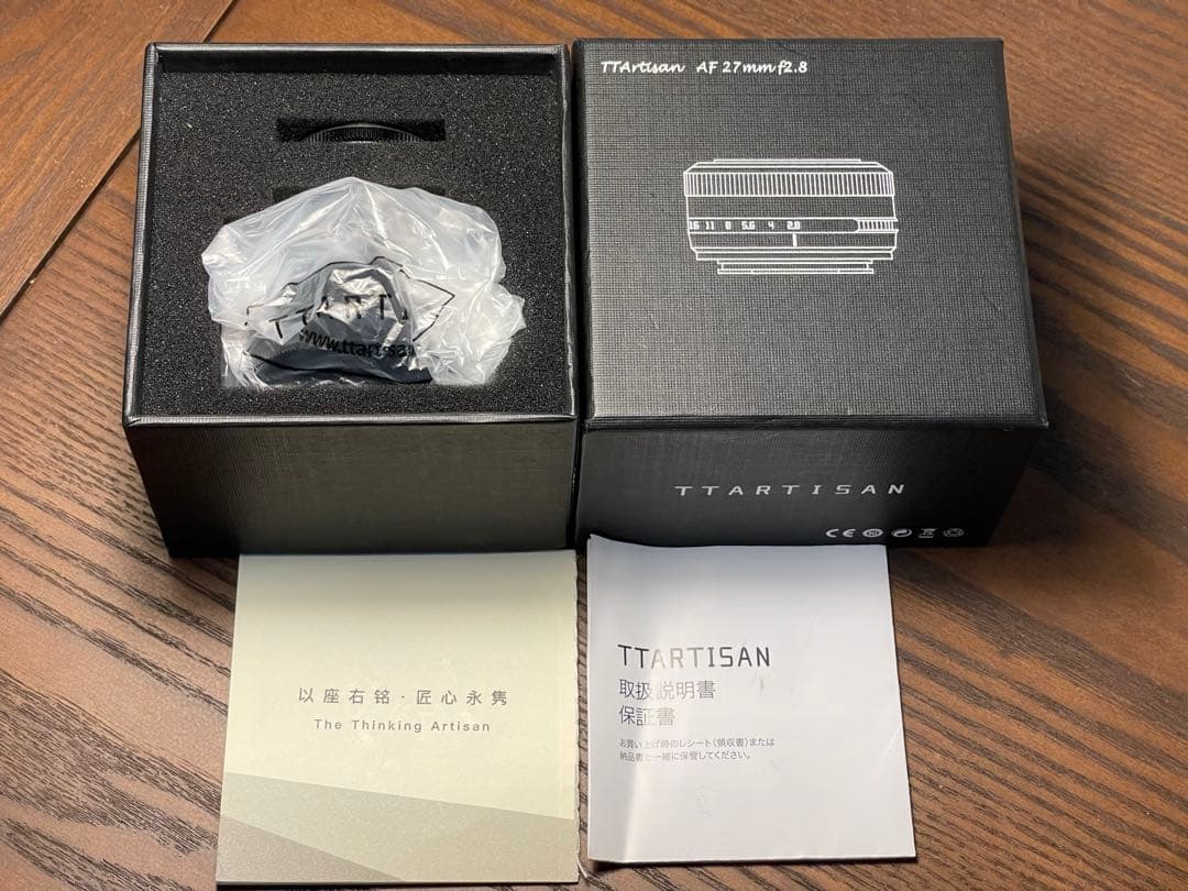 ttartisan af27mm f2.8x マウント　単焦点AFレンズ