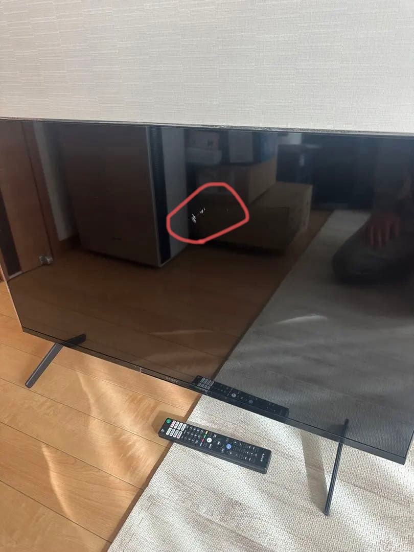 SONY 43V型 4K 液晶テレビ BRAVIA KJ-43X80K アプリ○