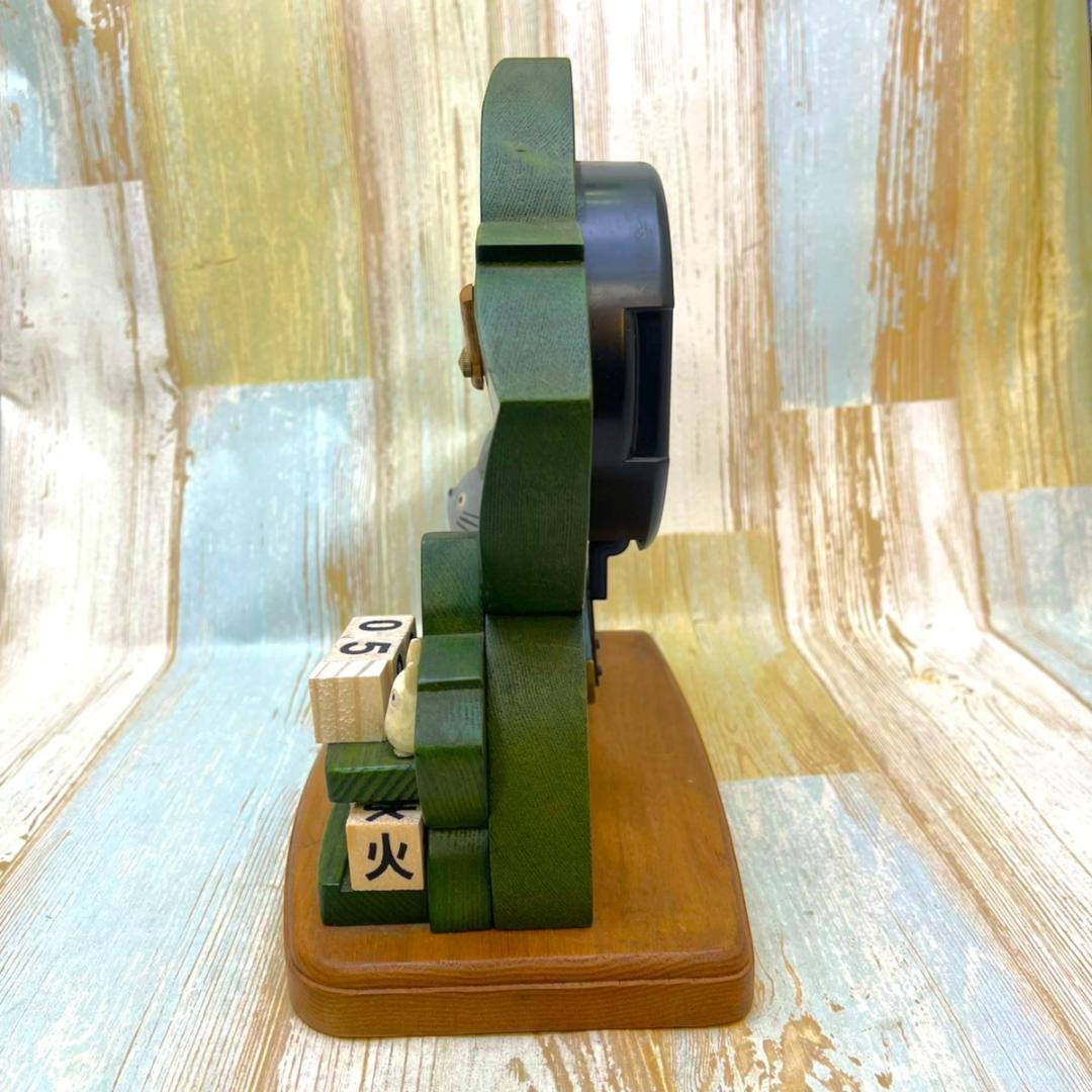 となりのトトロ 小トトロ 中トトロ 置時計 カレンダー 振り子時計