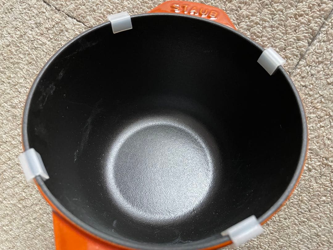 本体美品　staub ストウブ　ココットデゴハン　シナモン　16cm