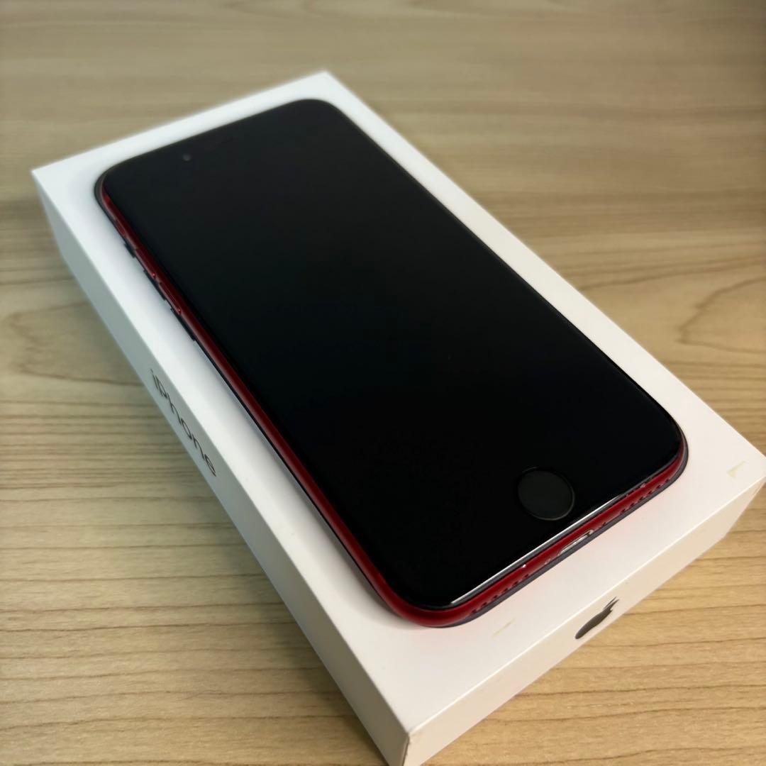 【極美品】iPhone SE2 256GB SIMフリー レッド