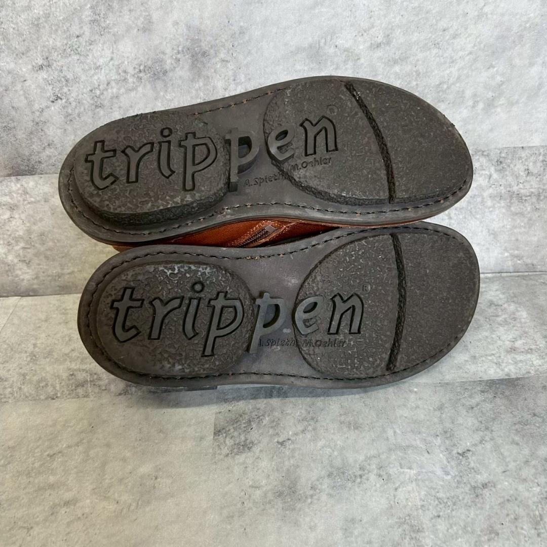 trip pen レザー ショートブーツ スリッポン サイズ36 DMG15