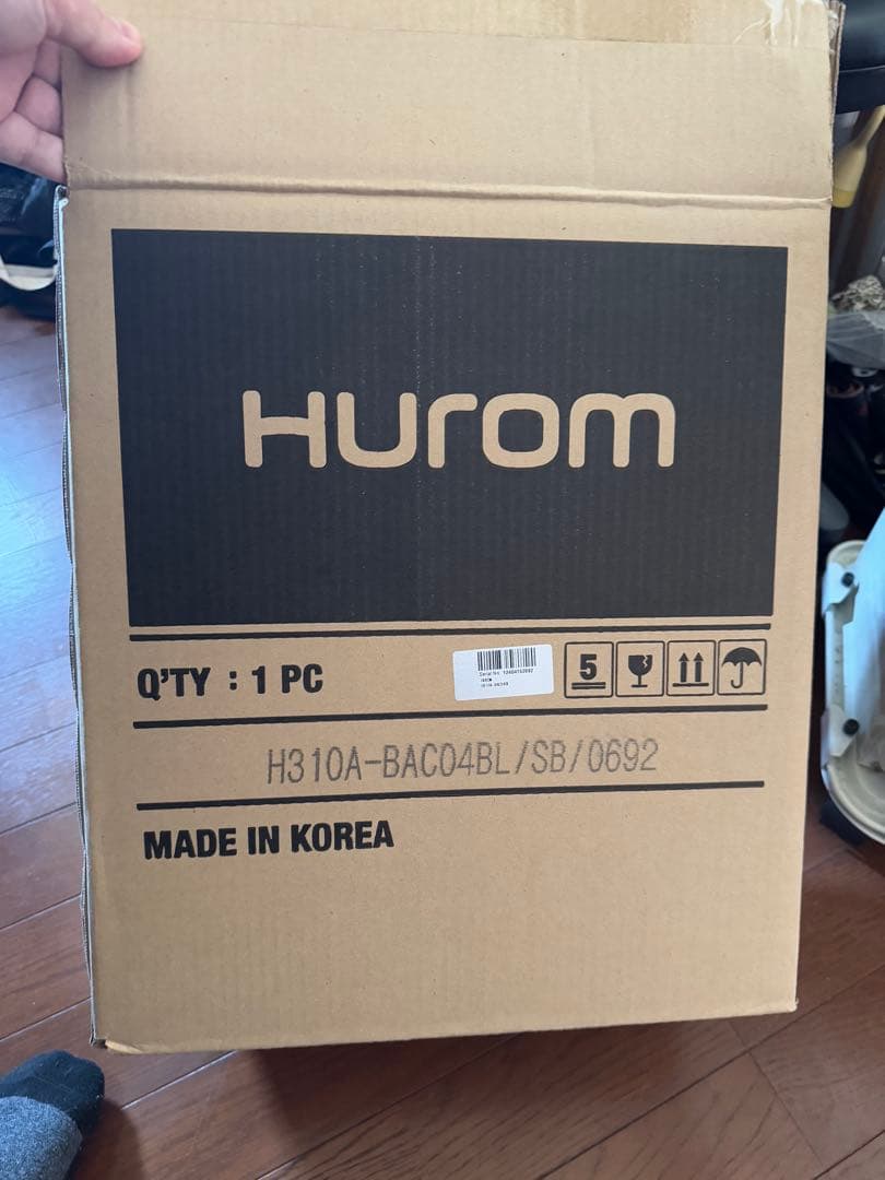 HUROM H310A-BAC04B ジューサー ホワイト
