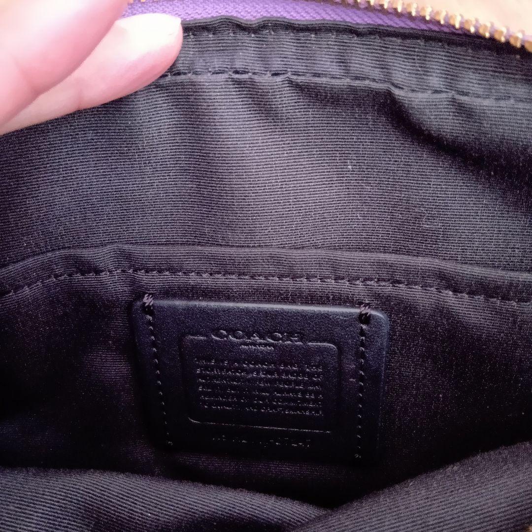 COACH／コーチ　ショルダーバッグ　カメラバッグ　星柄　ブラック