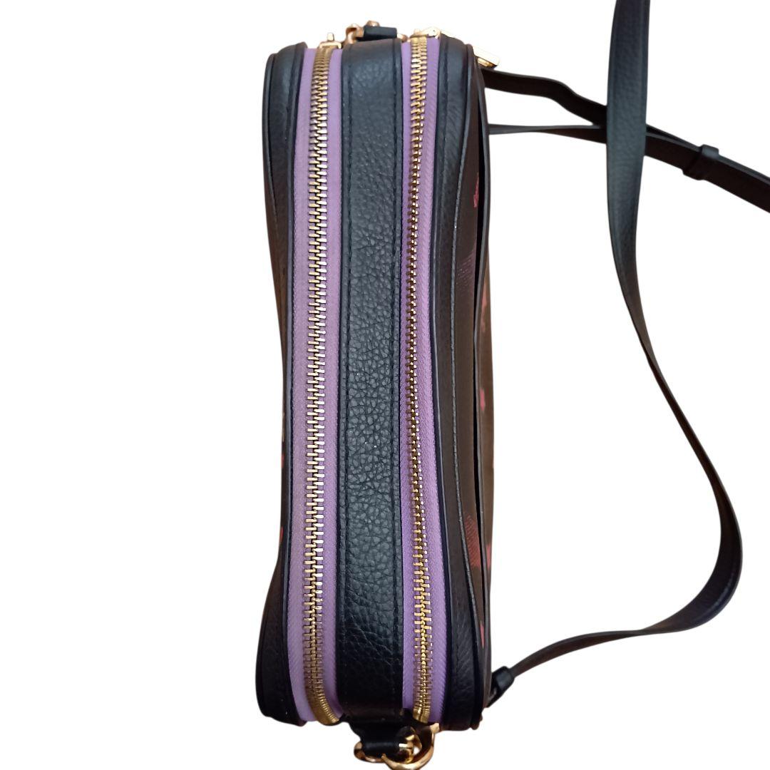 COACH／コーチ　ショルダーバッグ　カメラバッグ　星柄　ブラック