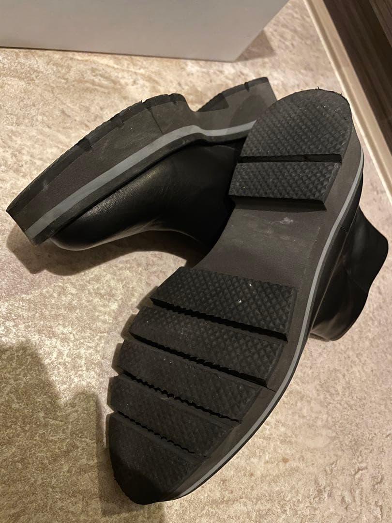 ☆フランス　クレジュリー　CLERGERIE 本革　37 ブラック ブーツ