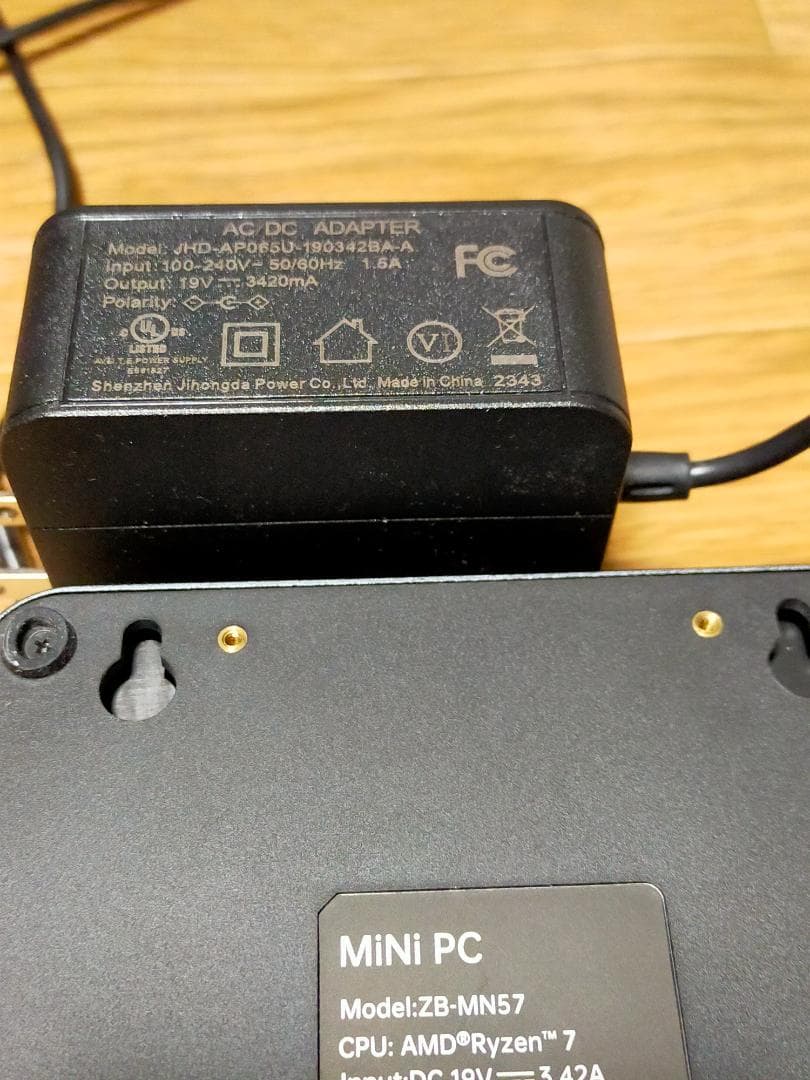 ミニPC AMD Ryzen 7 5700U 8コア16 4.3GHz16GB