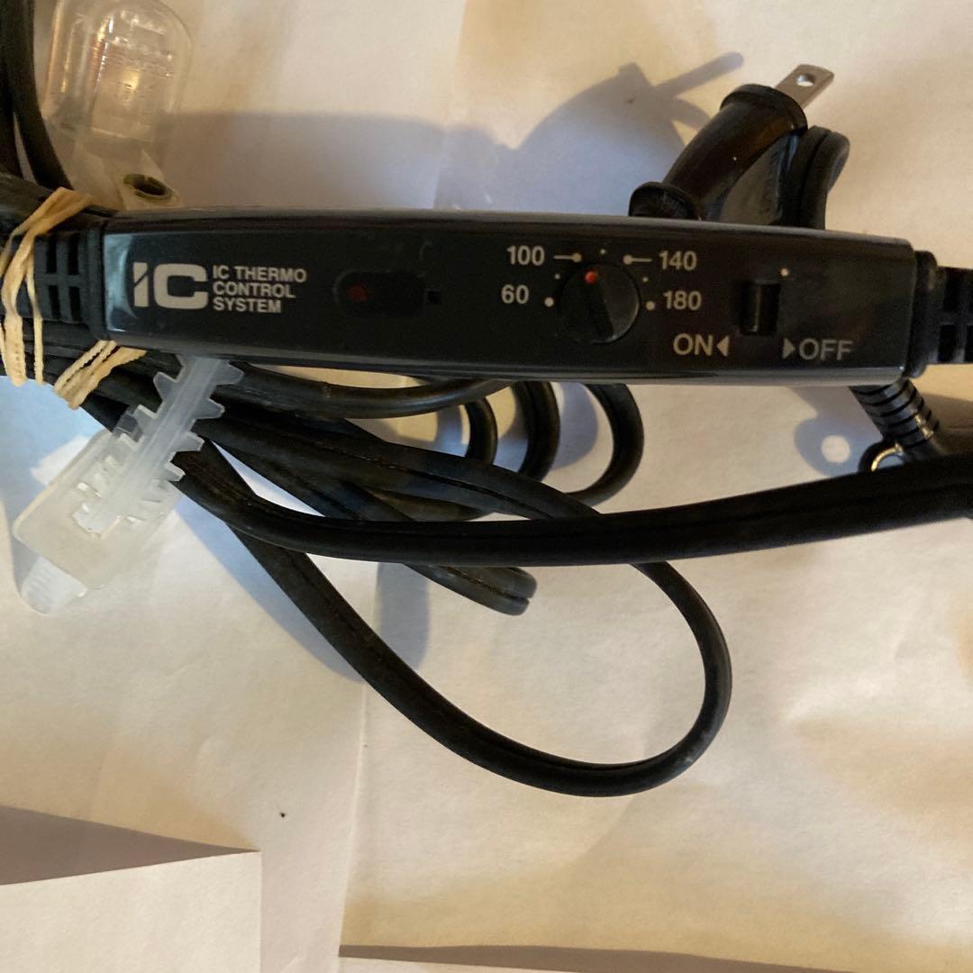 ストレートヘアアイロン ICサーモコントロール中古アイロンショート専用