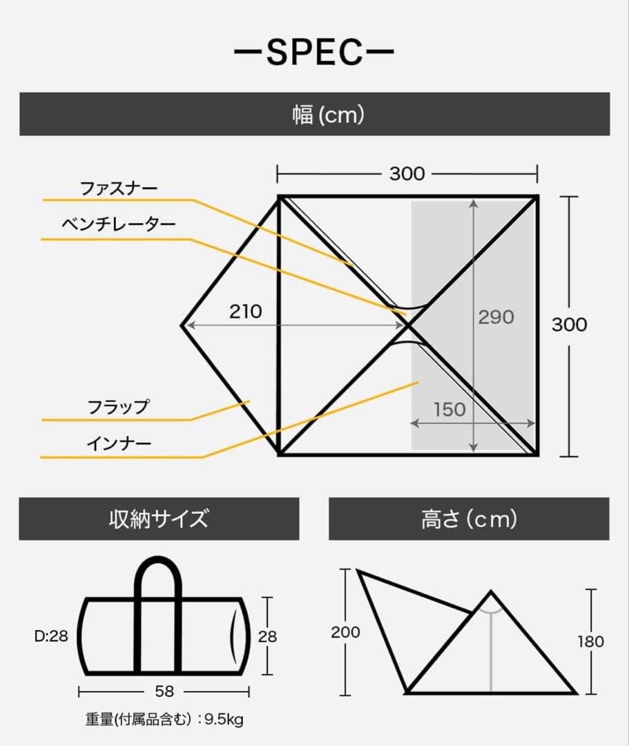 【未使用】WAQ Alpha TC SOLO DX +フロントウォール オリーブ