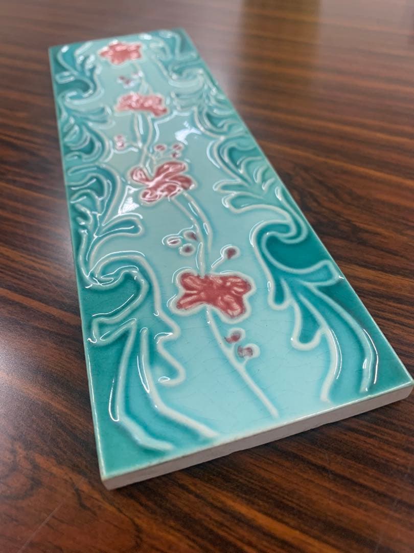 昭和レトロ　マジョリカタイル　20枚セット197.5×65㎜