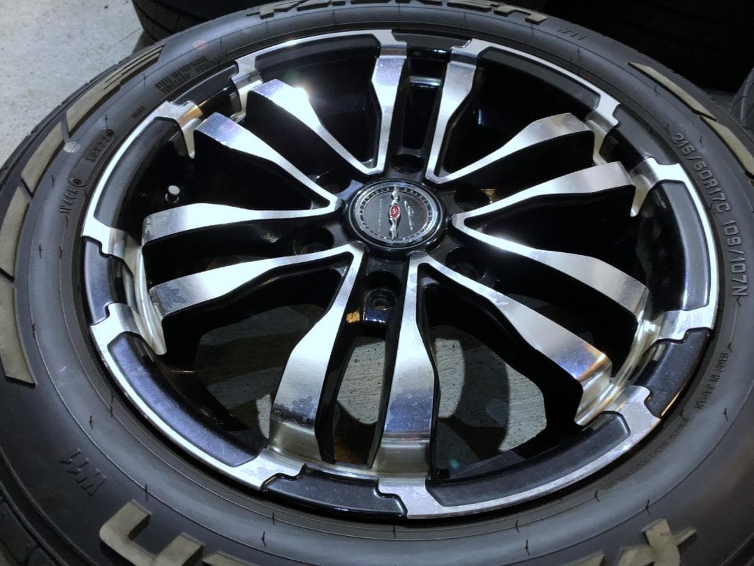 26-002 200系ハイエース AME ＆ ファルケン W11 ホイールタイヤ