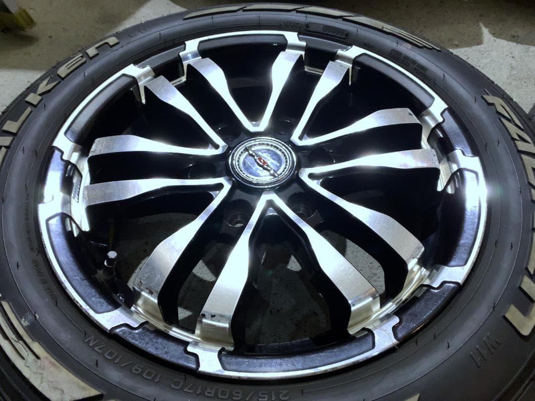 26-002 200系ハイエース AME ＆ ファルケン W11 ホイールタイヤ