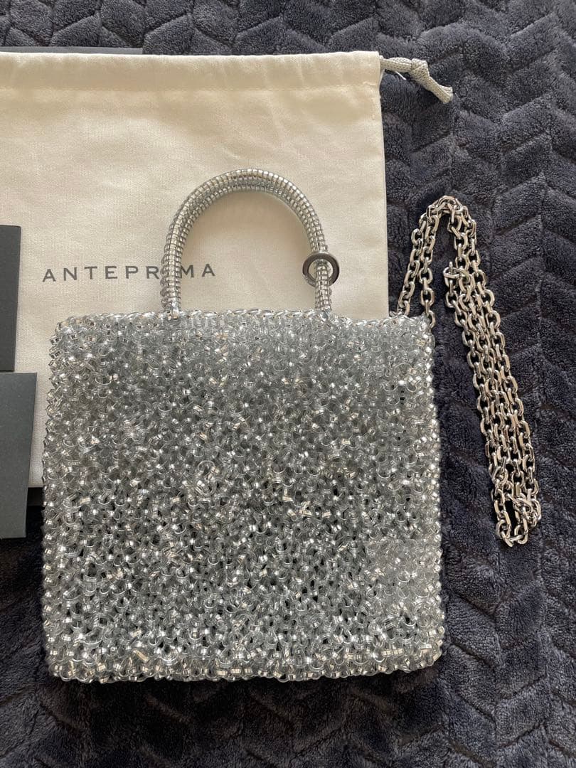 【 美品 】ミニアトゥーラ アンテプリマ シルバー3WAYバッグ