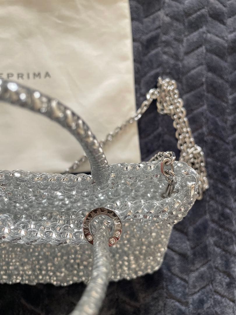 【 美品 】ミニアトゥーラ アンテプリマ シルバー3WAYバッグ