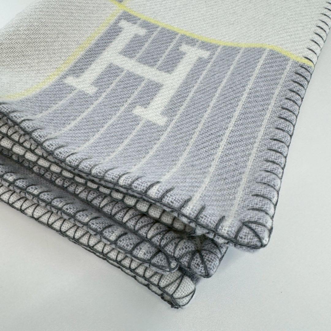 新品　HERMES エルメス　ブランケット　プレード　アヴァロン　カブリオル