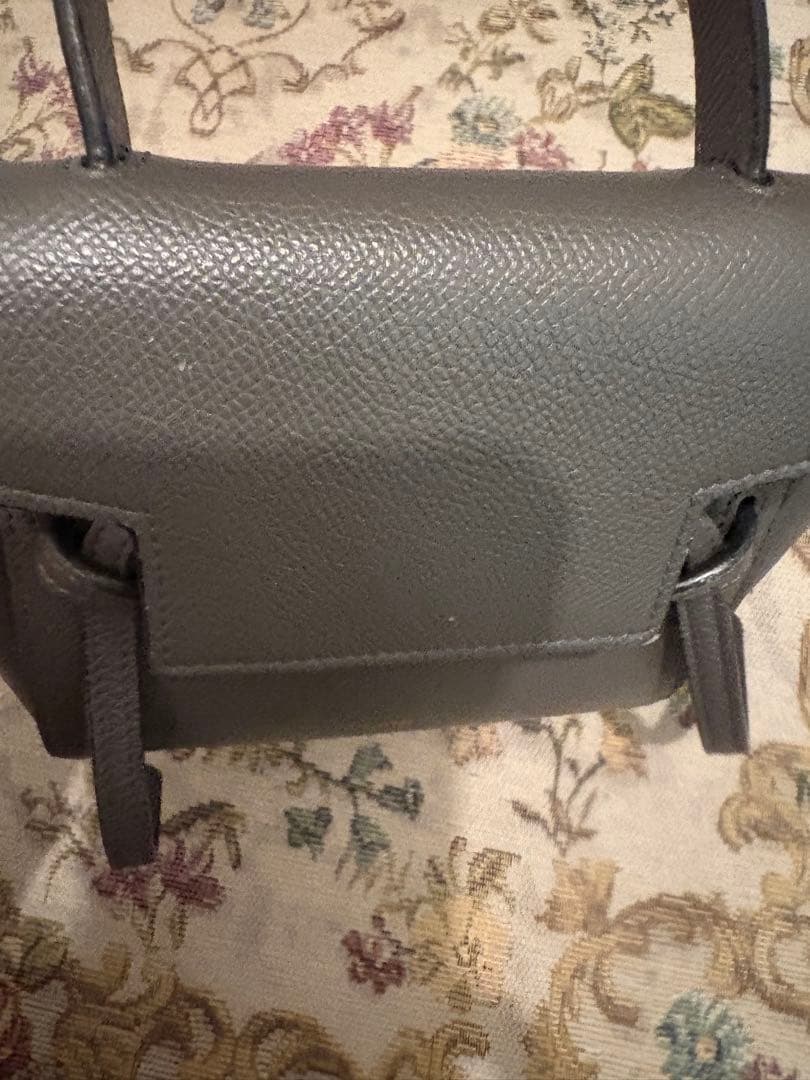 ル*フ様 美品　CELINEセリーヌベルトバッグ ピコ　グレー