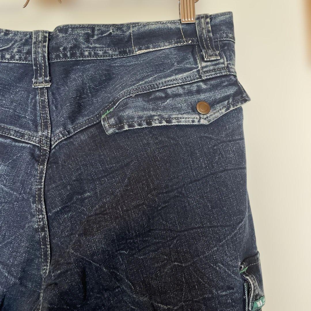 寅壱　デニム長袖ブルゾンワークパンツ　上下セット　作業服　セットアップ　作業服