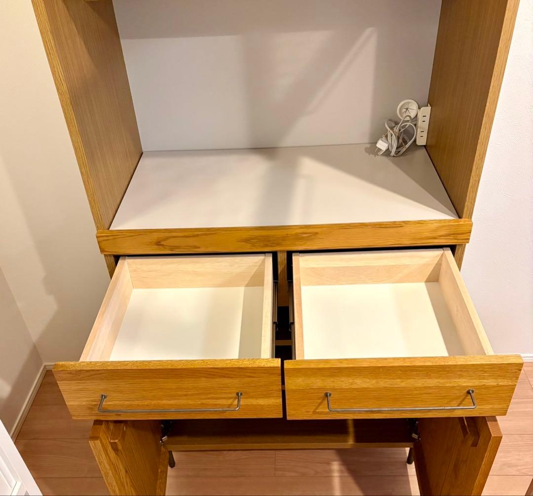 更にお値下げ♪ 末次家具工芸食器棚 北欧風キッチンキャビネット　超美品‼︎