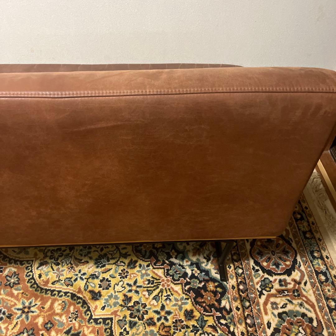 関家具　ソファ　ブラウン　アンティーク　ヴィンテージ　アイアン　COMFORM