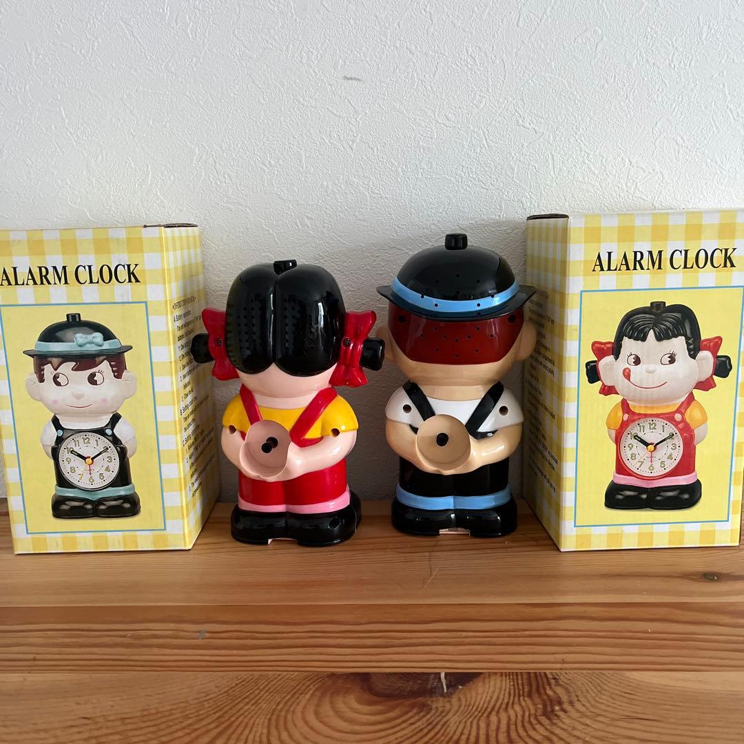 不二家　ペコちゃん　ポコちゃん　時計