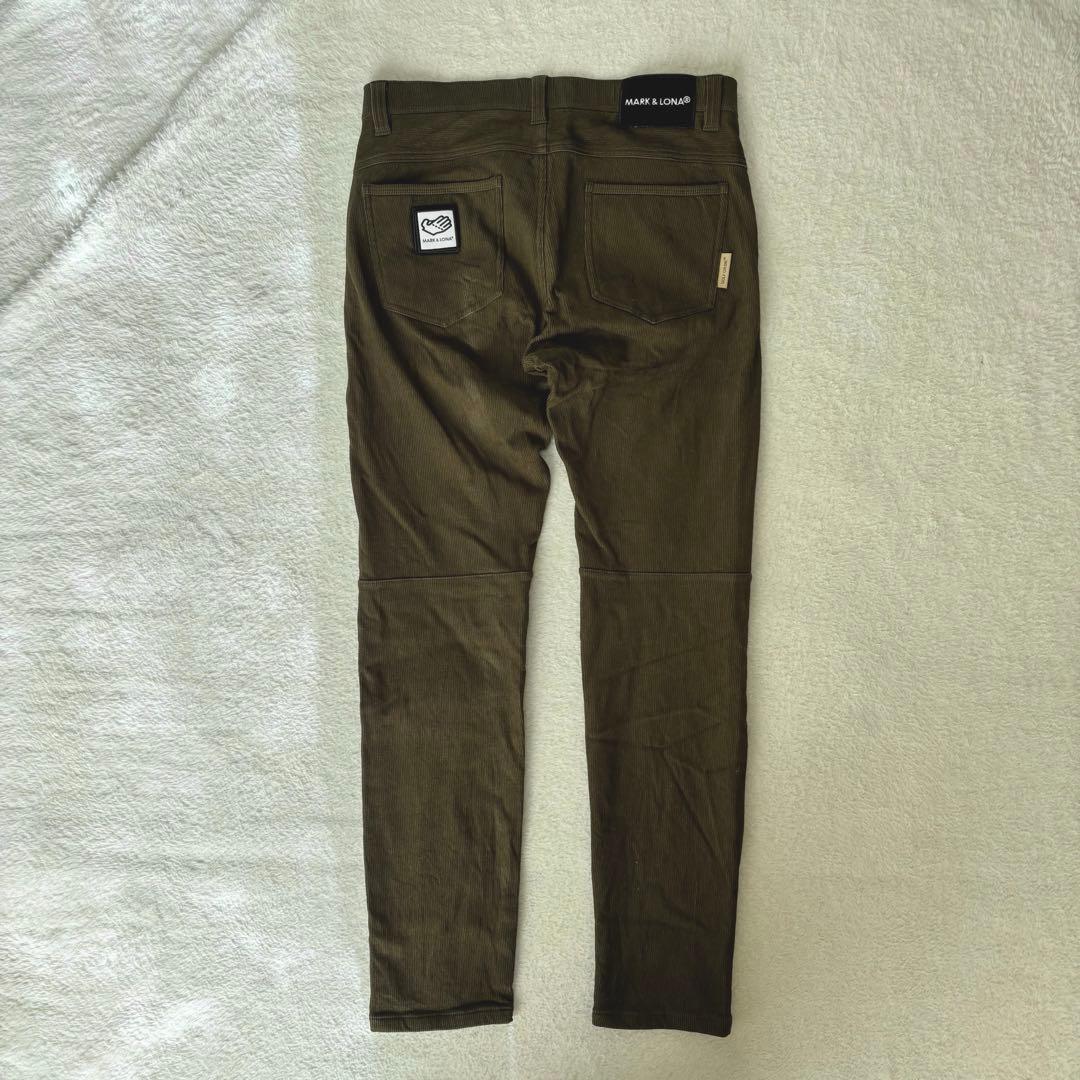 MARK & LONA マークアンドロナ ゴルフ　裏起毛 コーデュロイパンツ