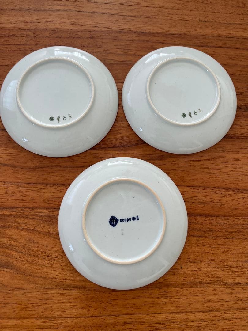 東屋　印判小皿 カッコーなど　6枚セット