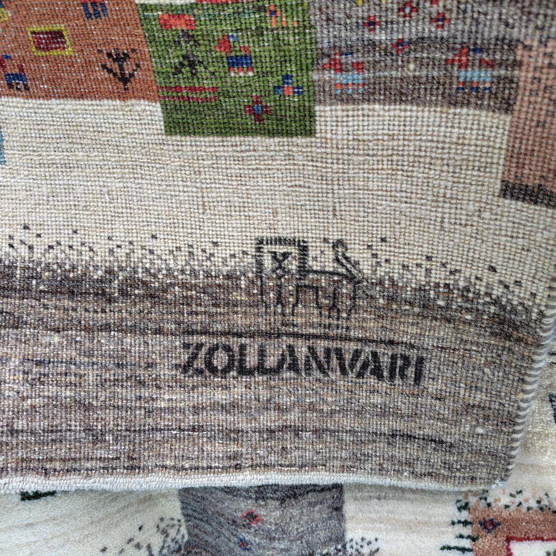 ギャッペ ゾランヴァリギャッベ ラグ カーペット ウール 手織り美品