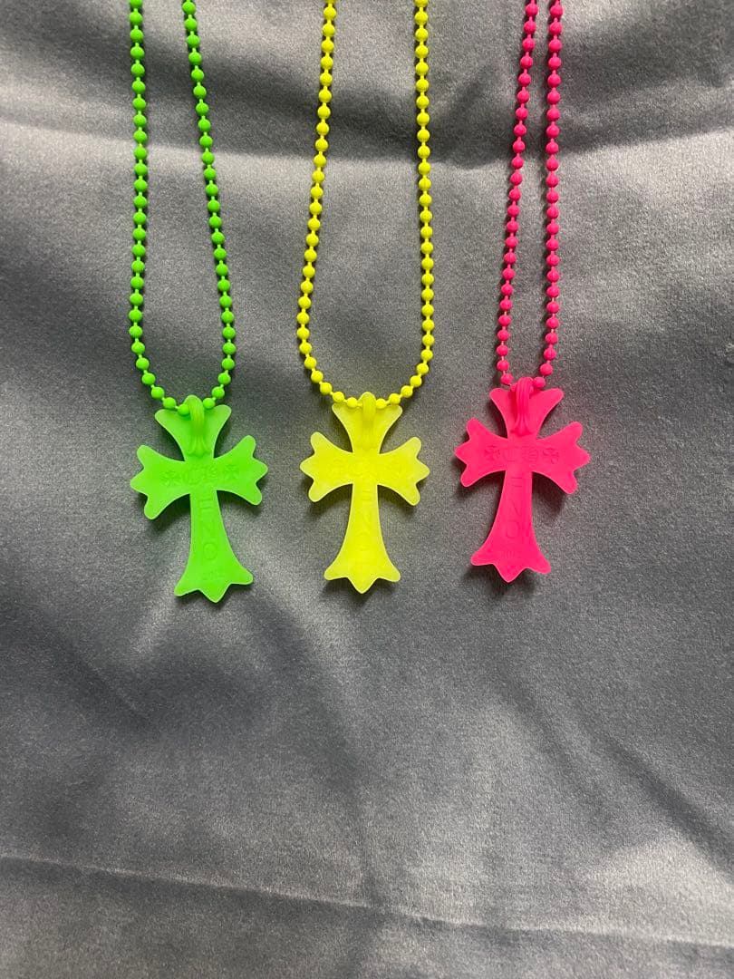 クロムハーツ 2012 FNO限定 ノベルティ CHクロスネックレス 確実正規品