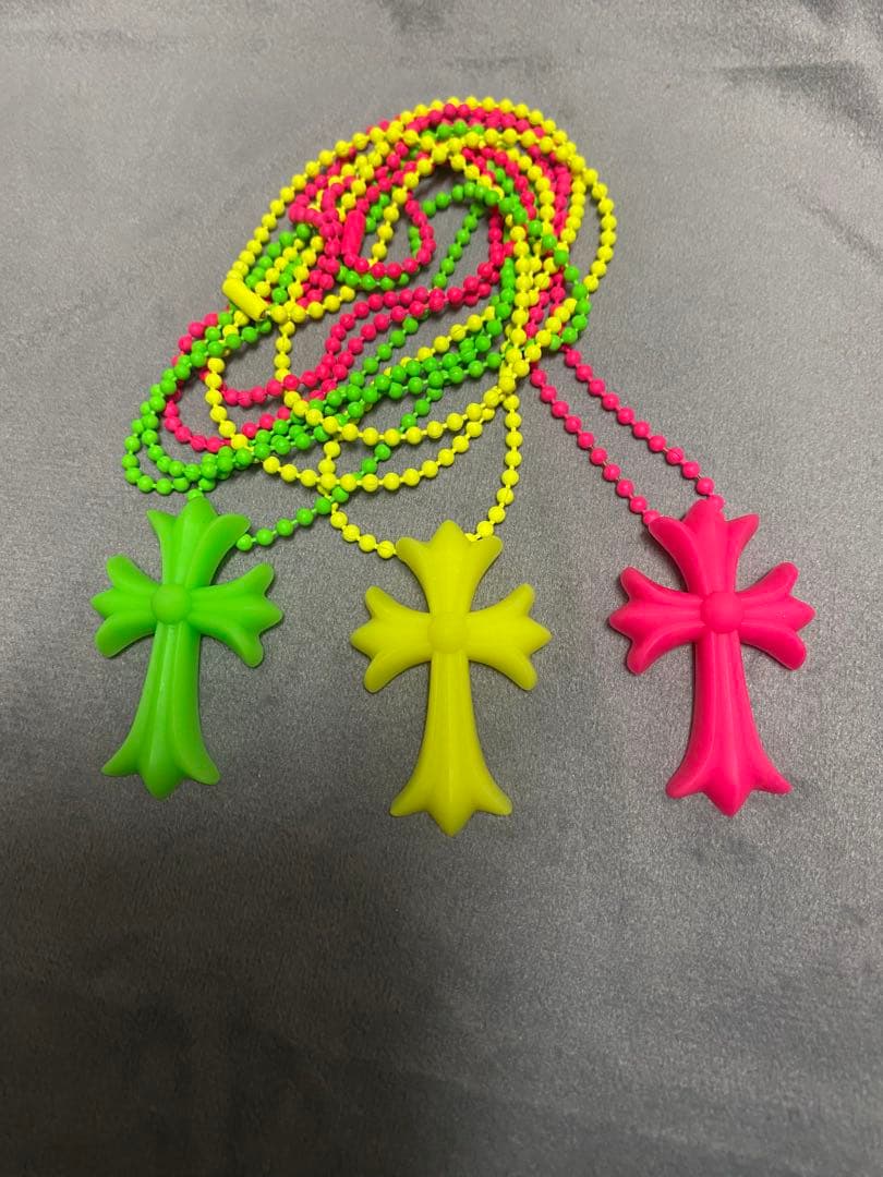 クロムハーツ 2012 FNO限定 ノベルティ CHクロスネックレス 確実正規品